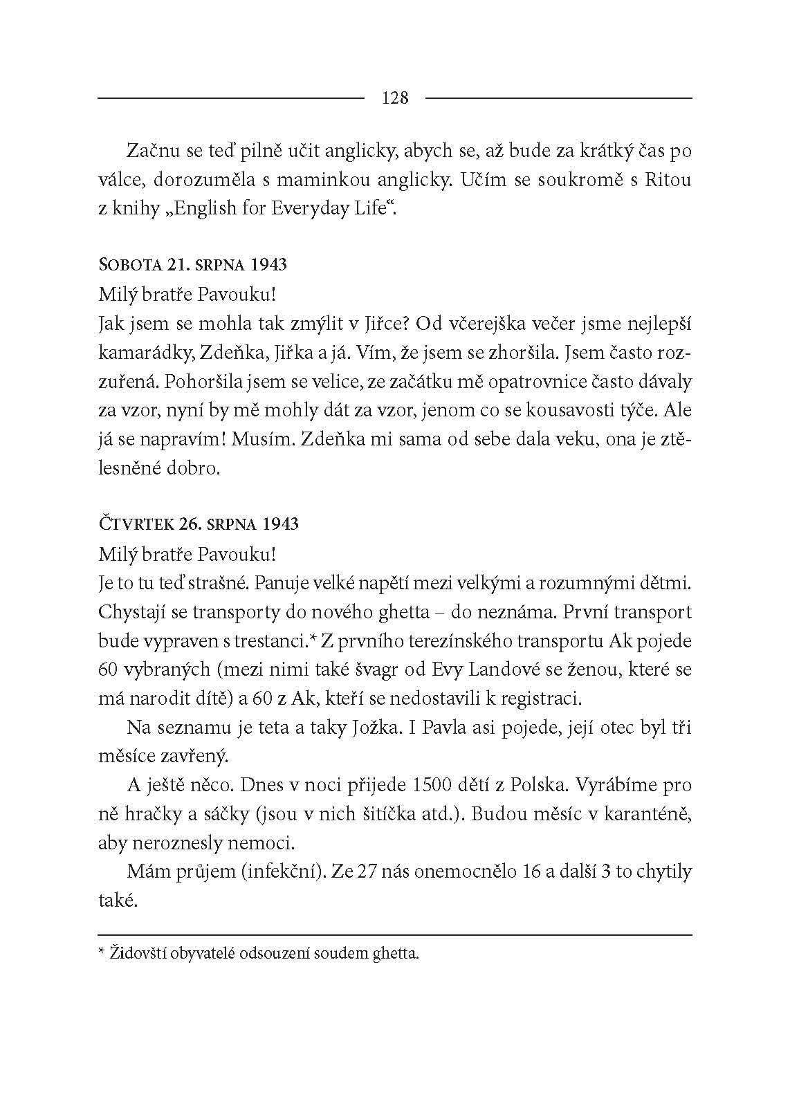Můj Terezínský deník 1943-1944