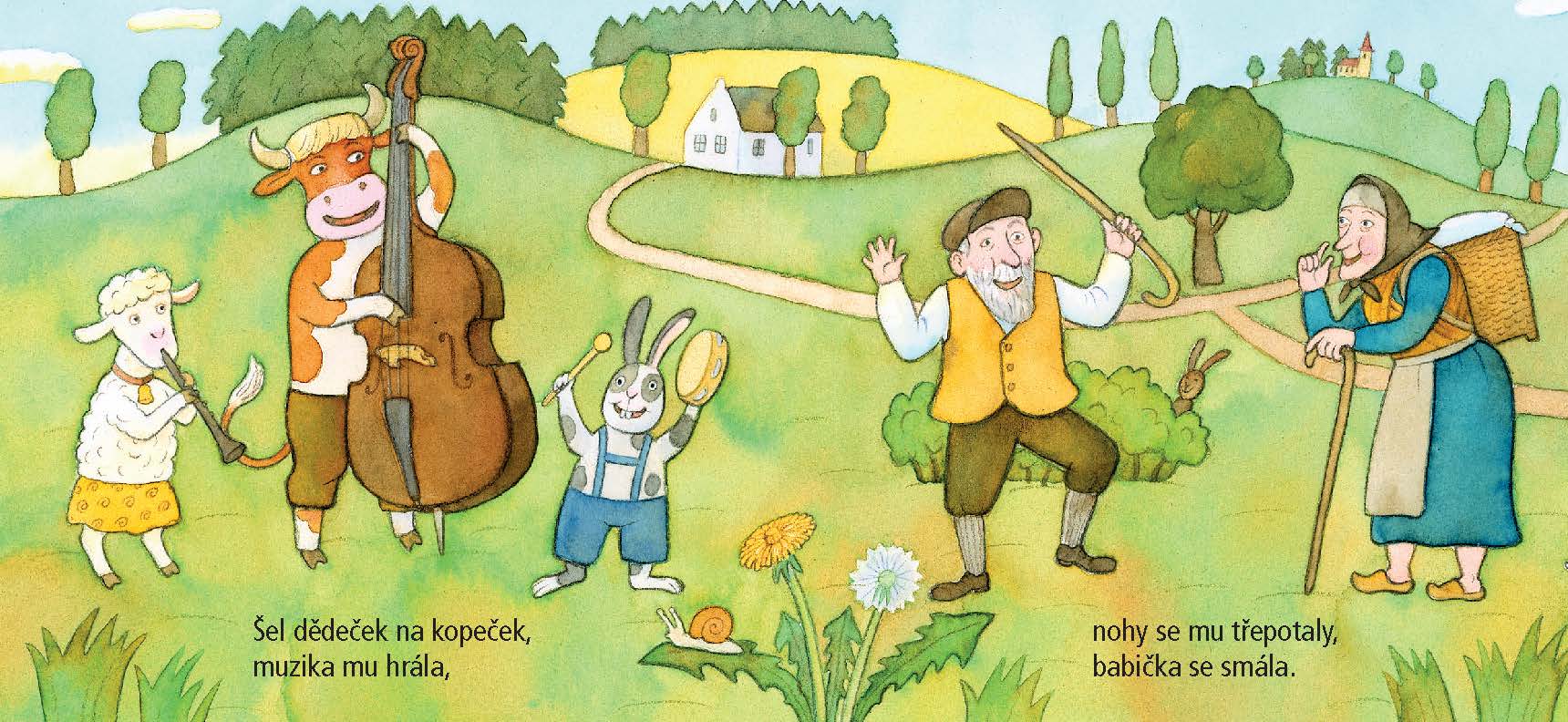 Šel dědeček na kopeček (lidová říkadla)
