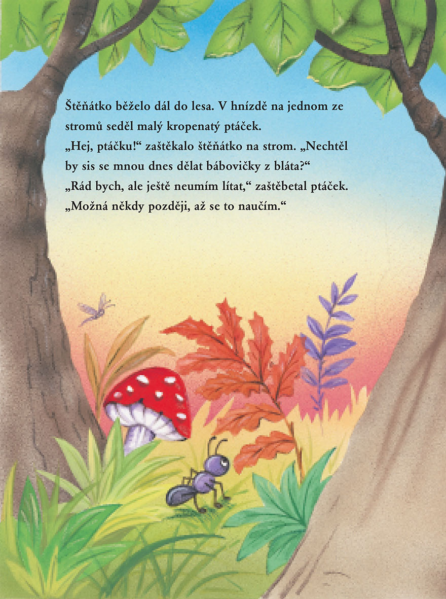 Veselé obrázky - O štěňátku ze statku