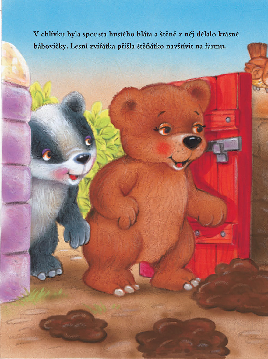 Veselé obrázky - O štěňátku ze statku
