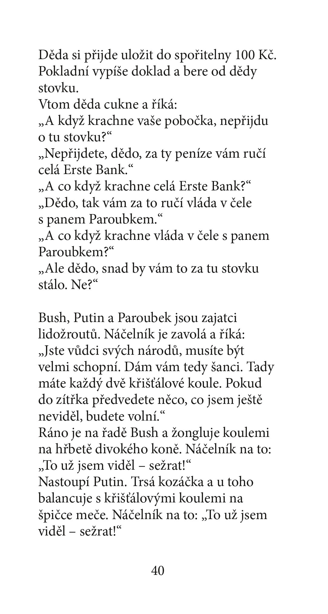 Anekdoty 1: Politici