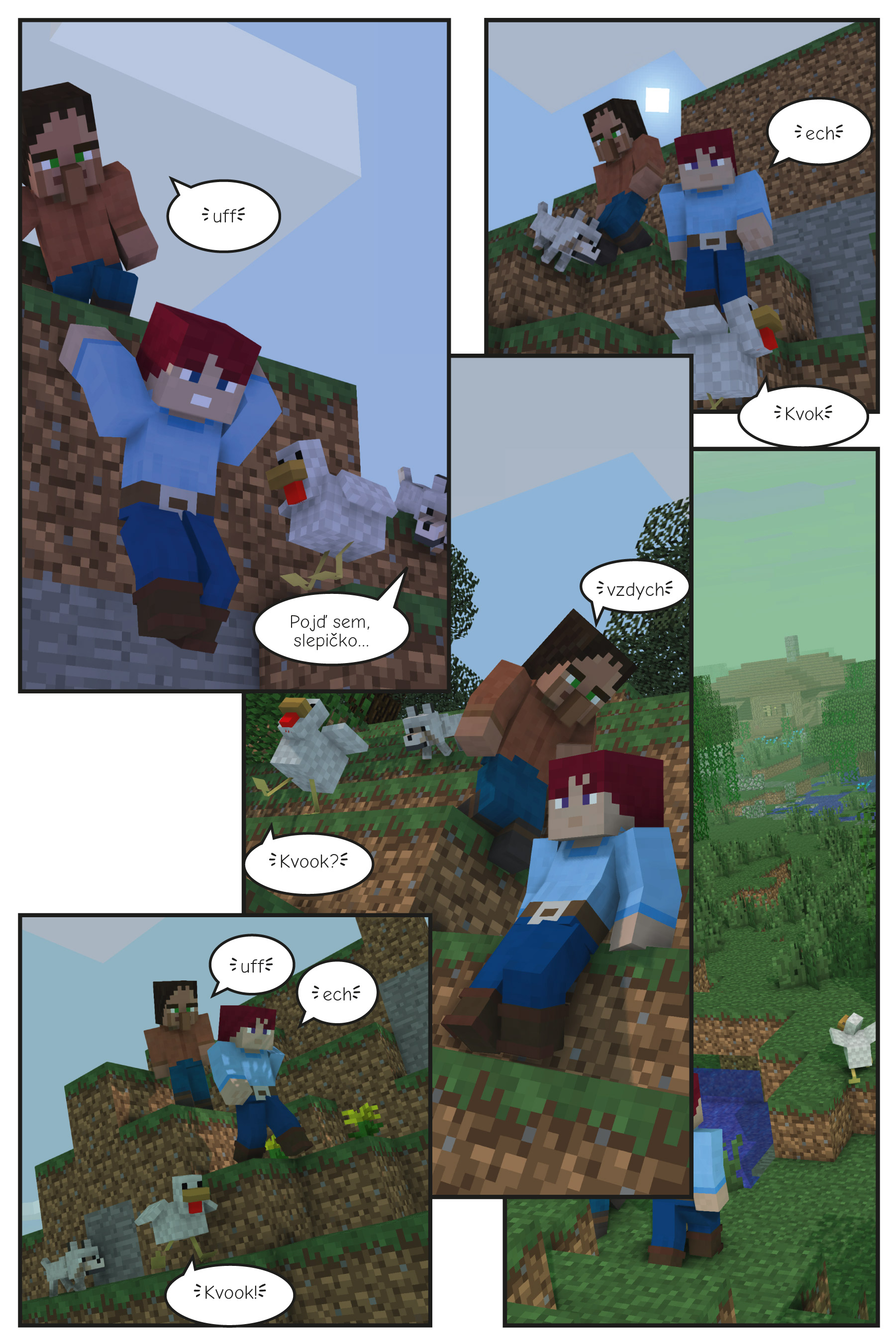 Pomsta nemrtvých mnichů: Neoficiální megakomiks ze světa Minecraftu 2