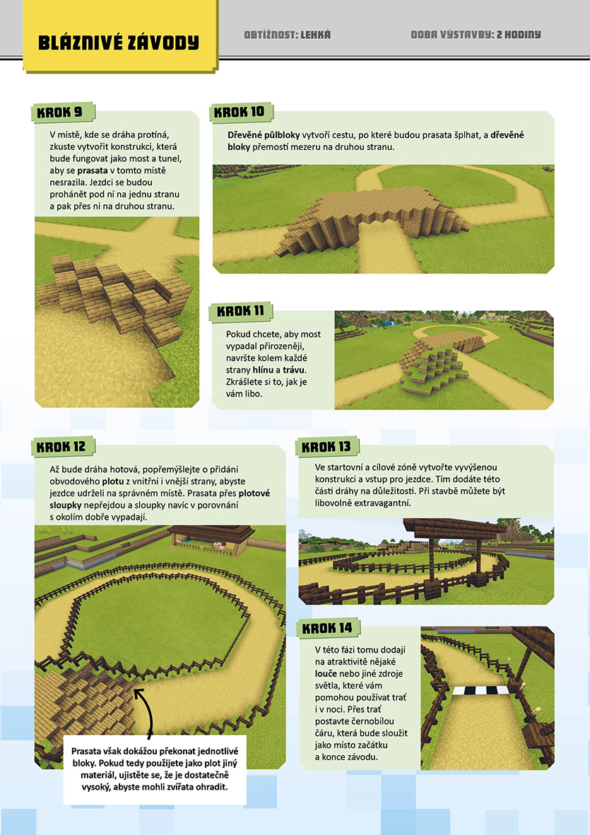 Minecraft - Mistr stavitel: Minihry