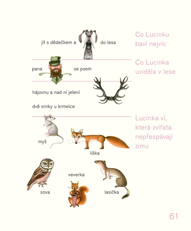 Zimní knížka pro Lucinku