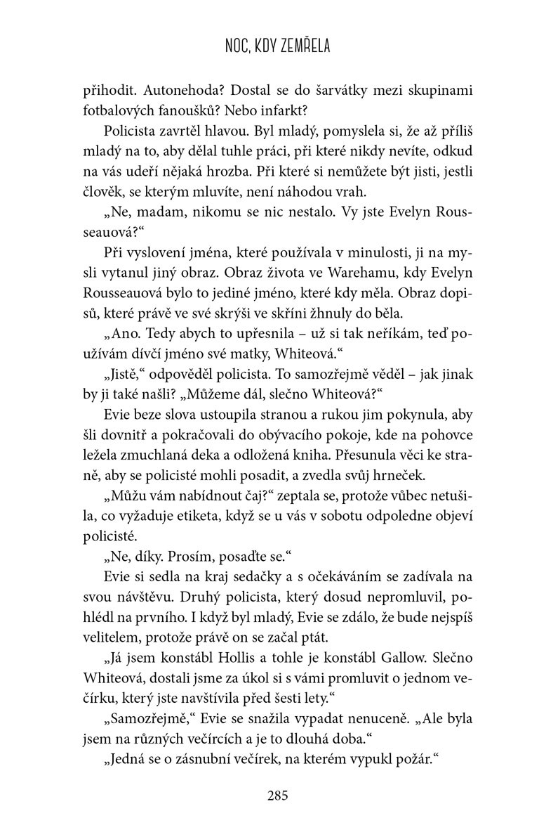 Noc, kdy zemřela 