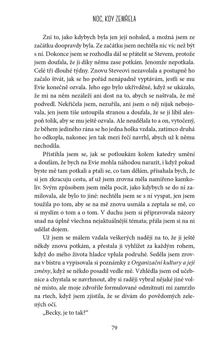 Noc, kdy zemřela 