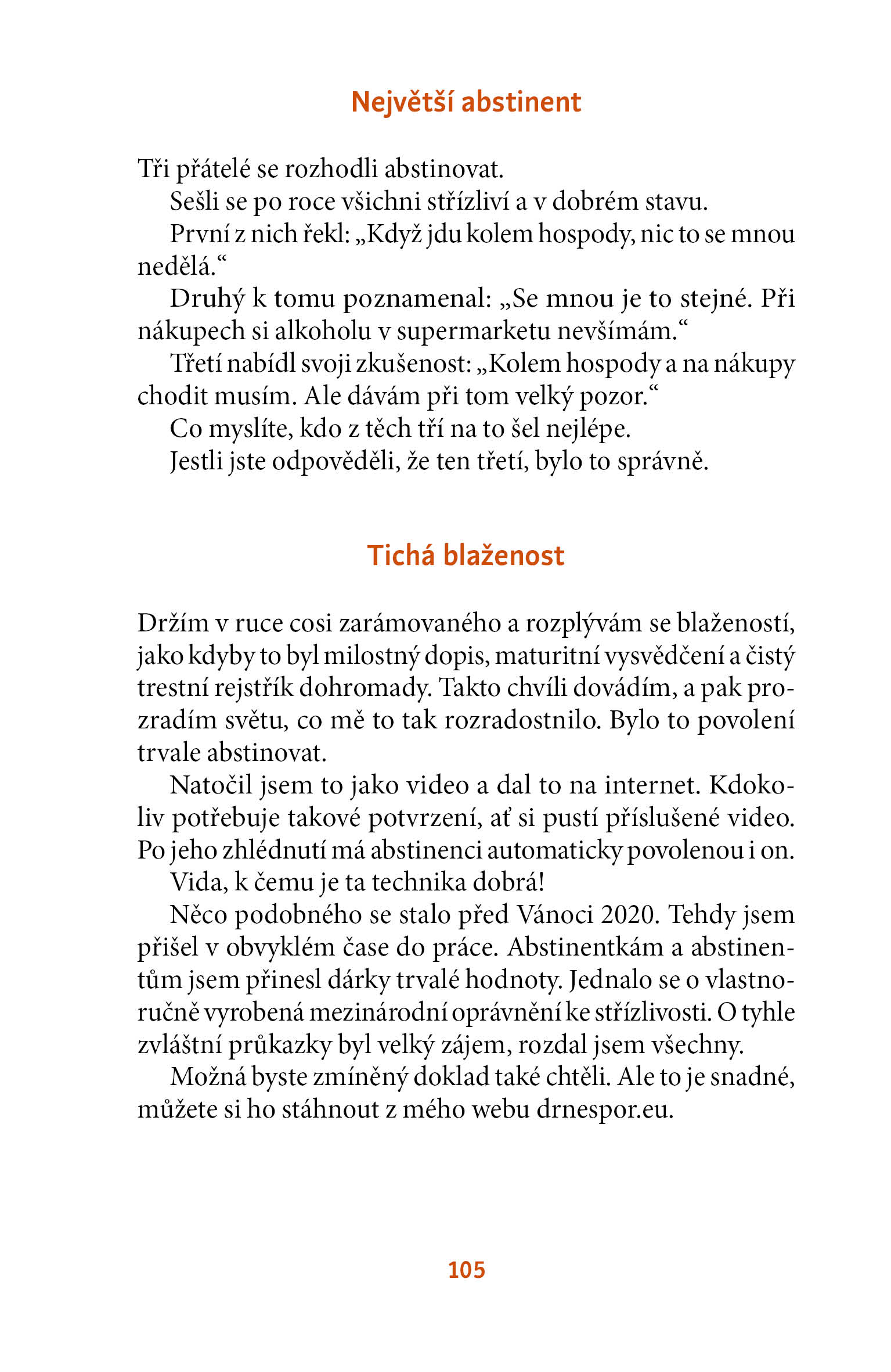 Usmát se a poodstoupit