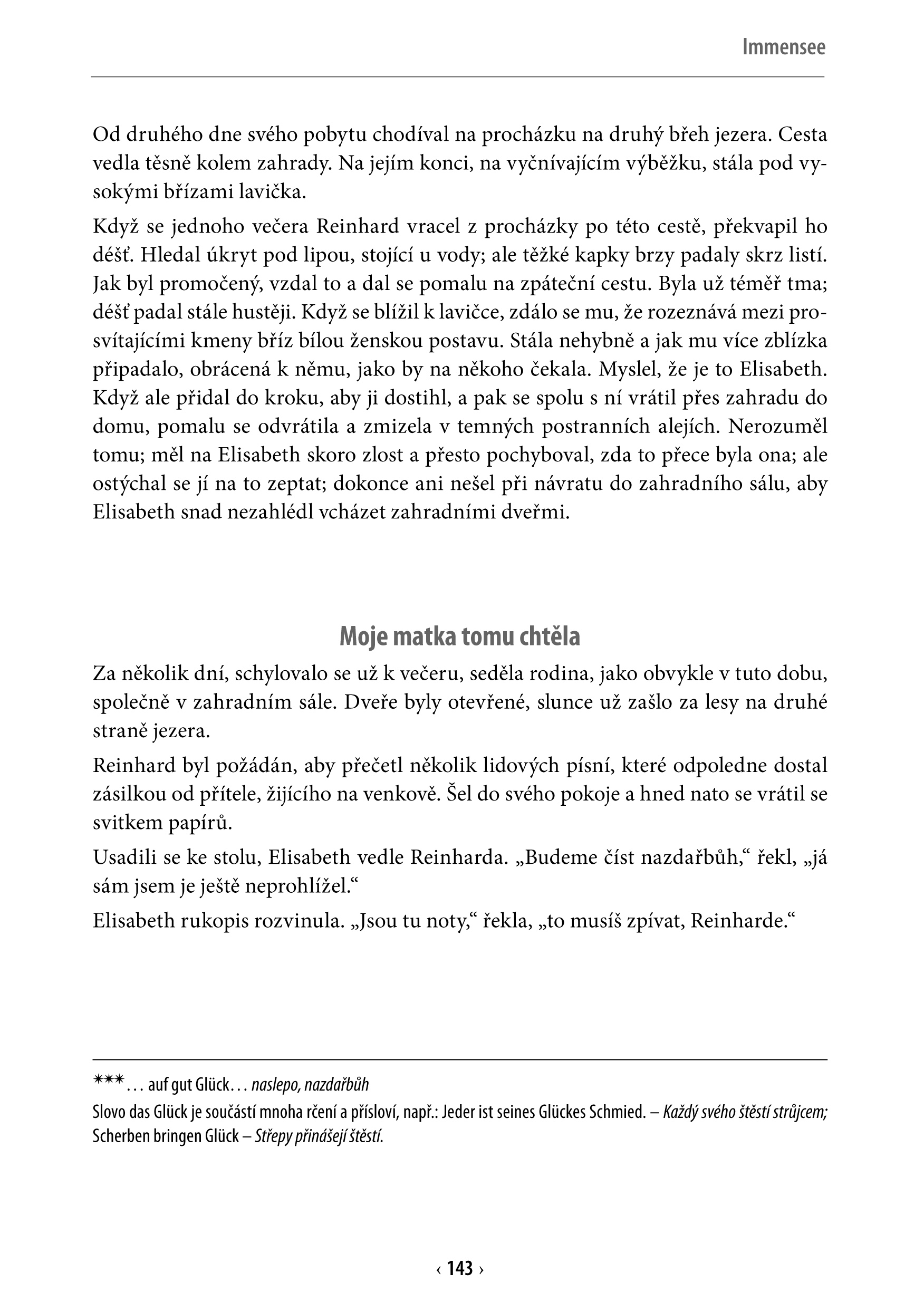 Milostné příběhy. Liebesgeschichten