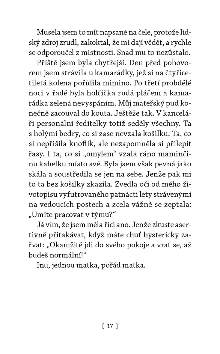 Hřích mám pořád v záloze
