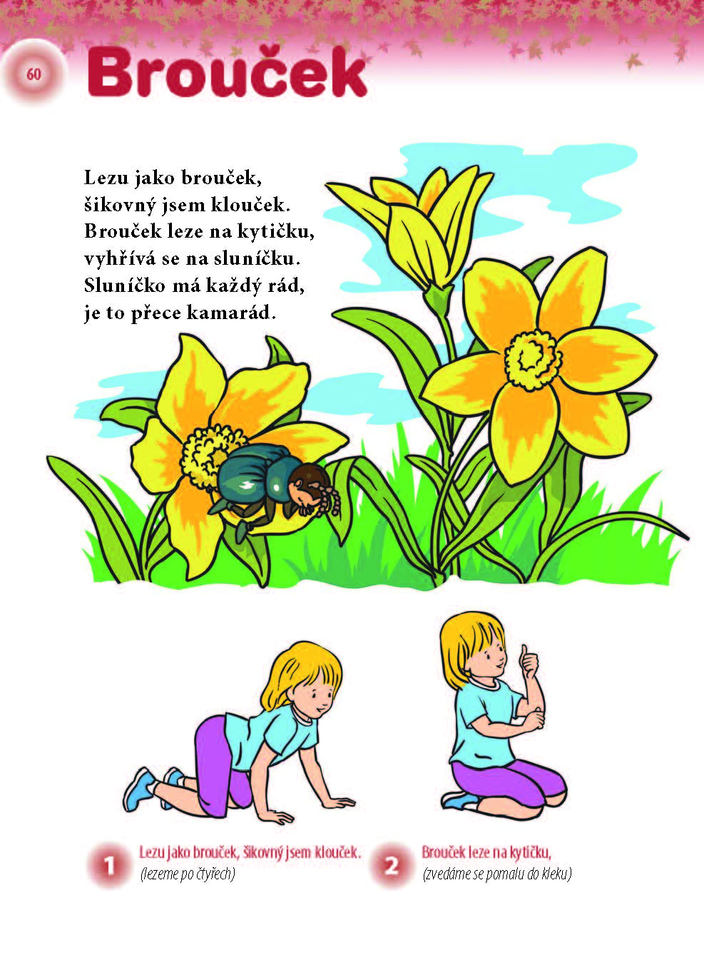 Cvičení s říkankou pro malé děti