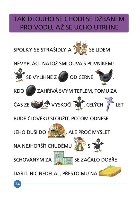 Čteme s obrázky - Nejznámější přísloví