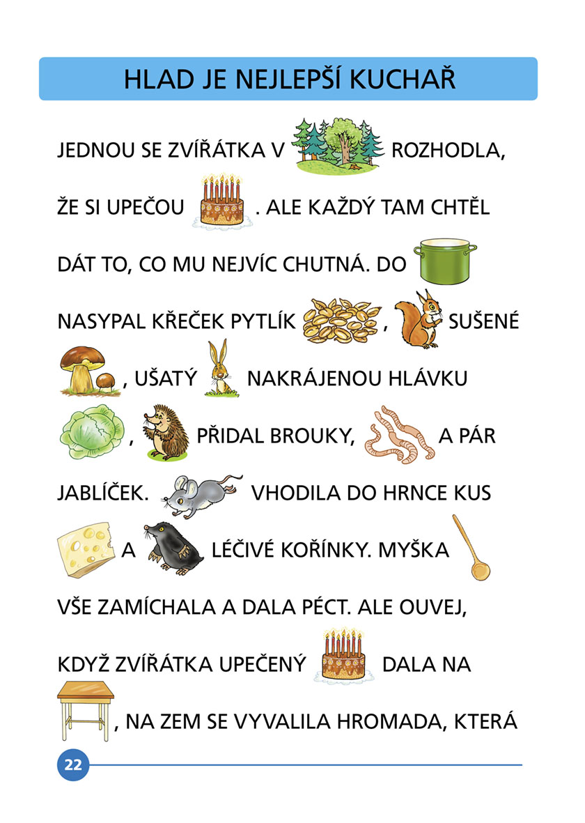 Čteme s obrázky - Nejznámější přísloví