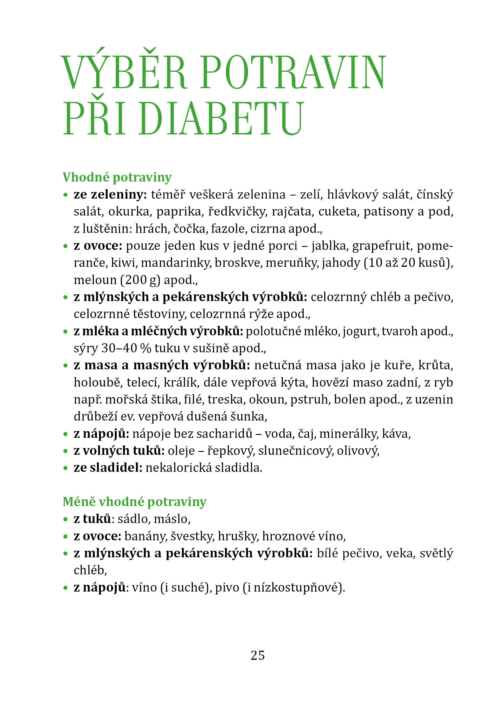 Malá diabetická kuchařka 