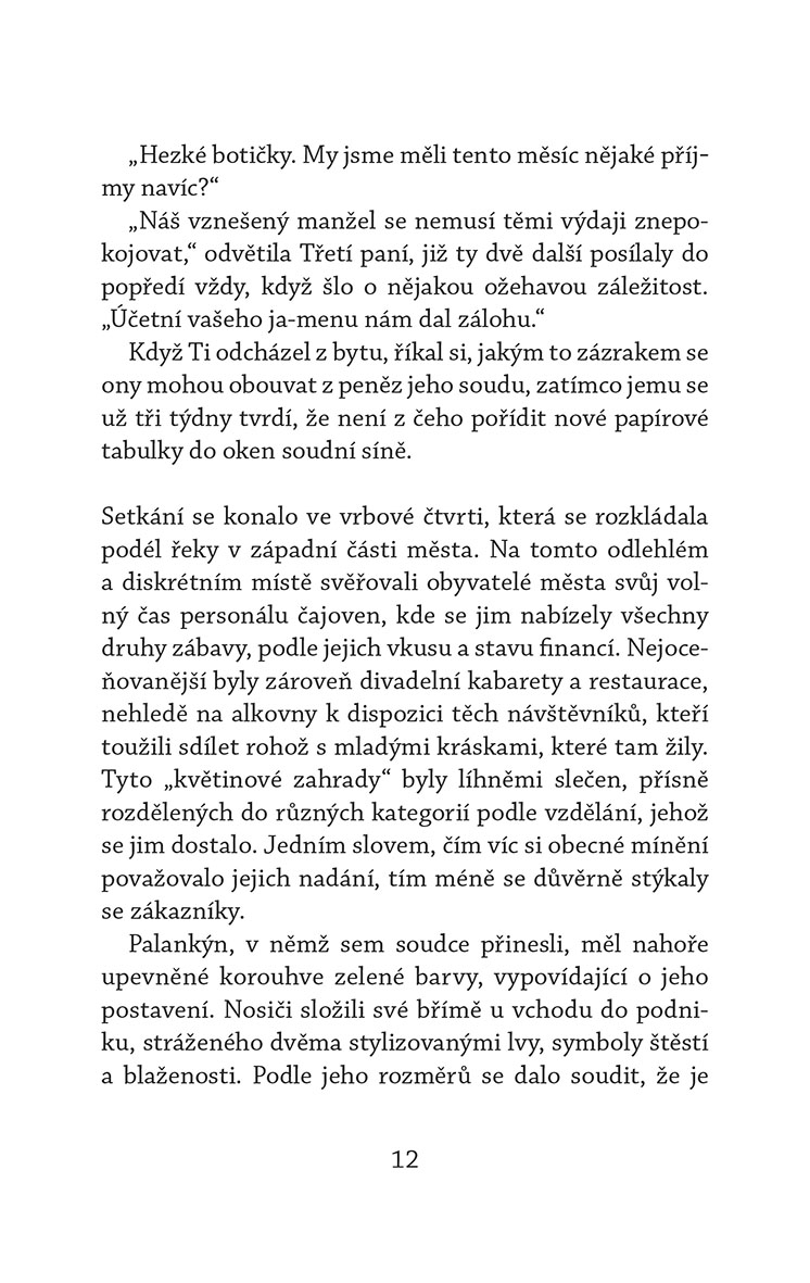 Případy soudce Ti: Smrt ve vrbové čtvrti