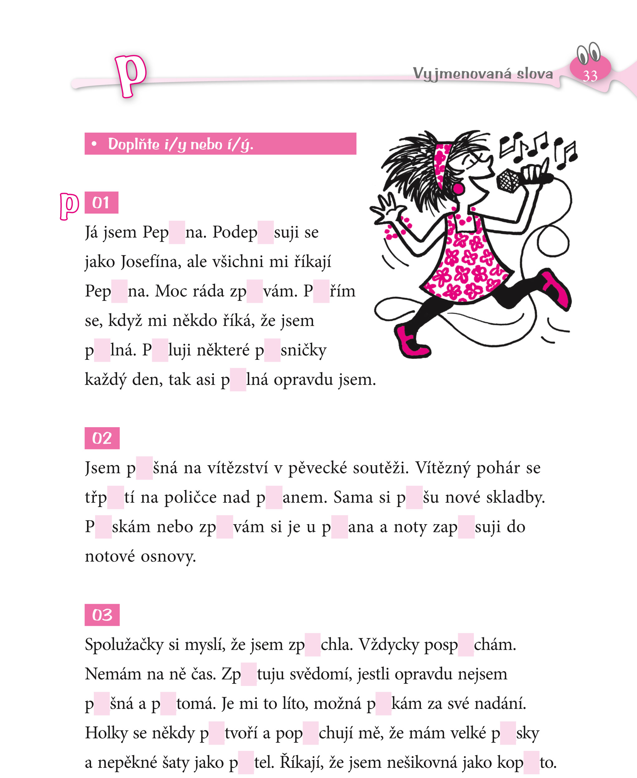 Veselé diktáty a doplňovačky - Hurá na výlet (3. třída)