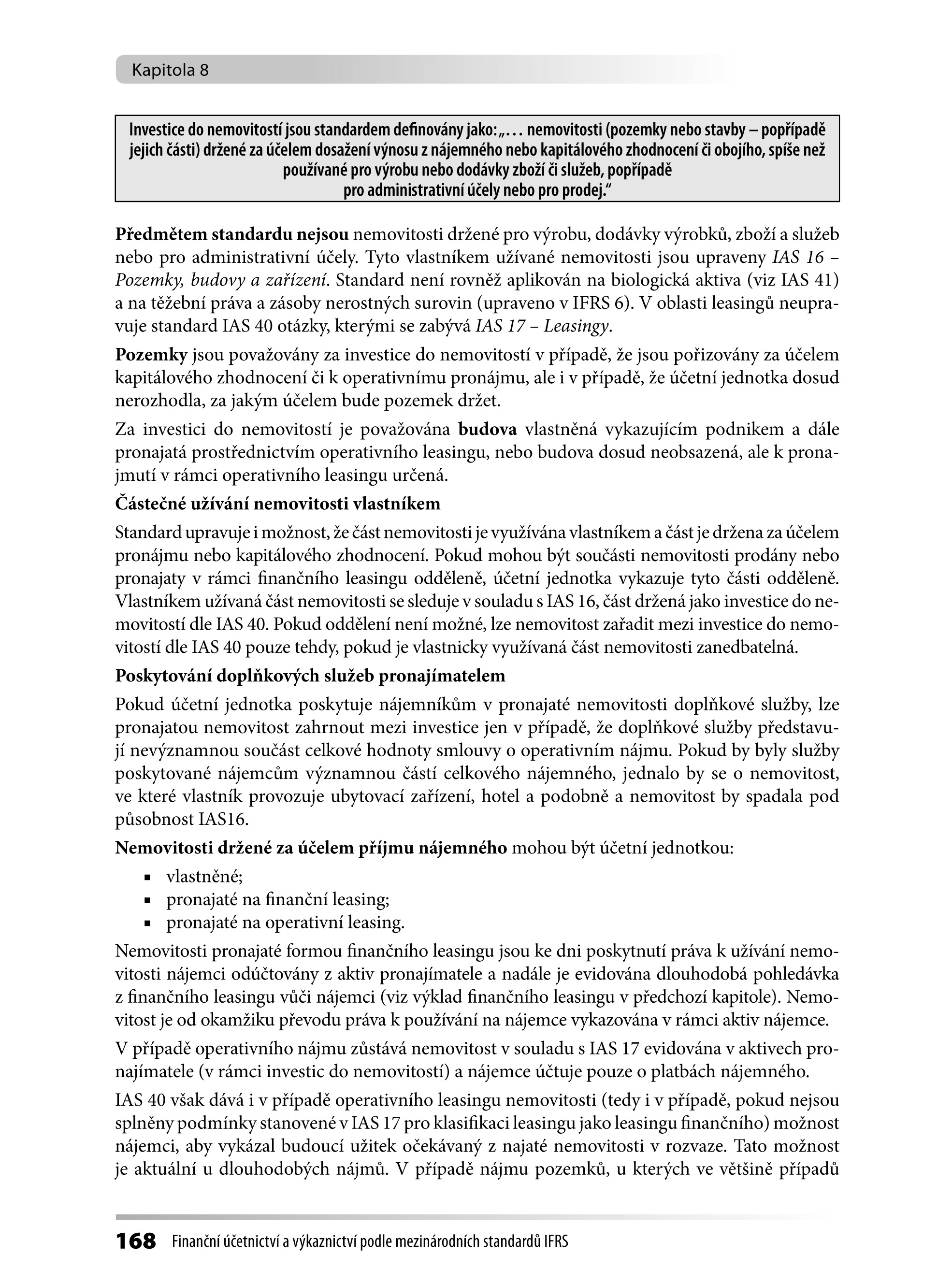 Finanční účetnictví a výkaznictví podle mezinárodních standardů IFRS