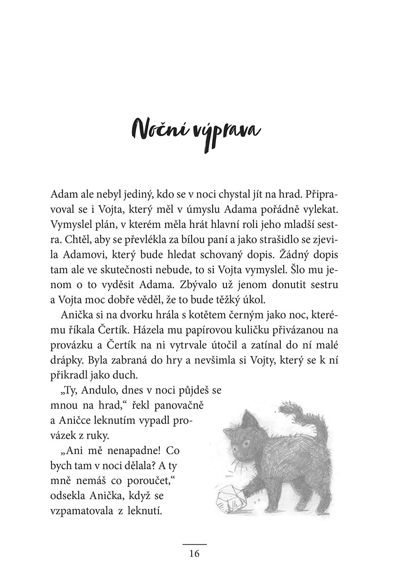 Adam a tajemství Těžkovského hrádku