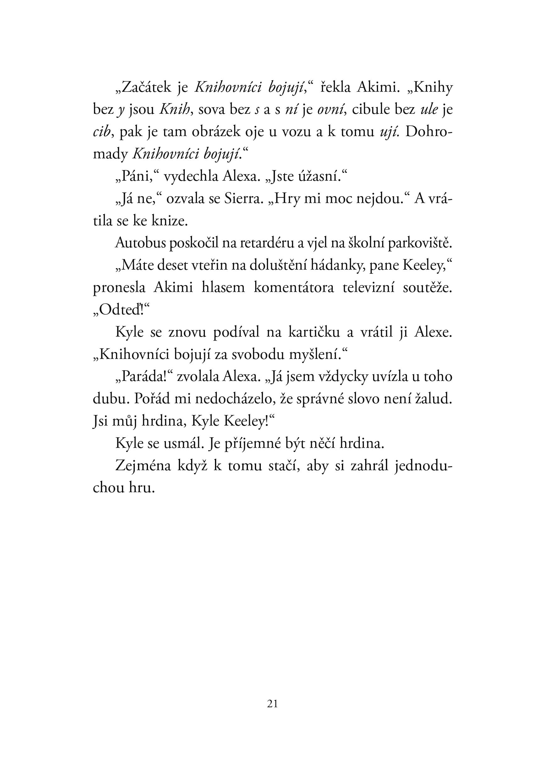 Olympiáda v knihovně pana Lemoncella