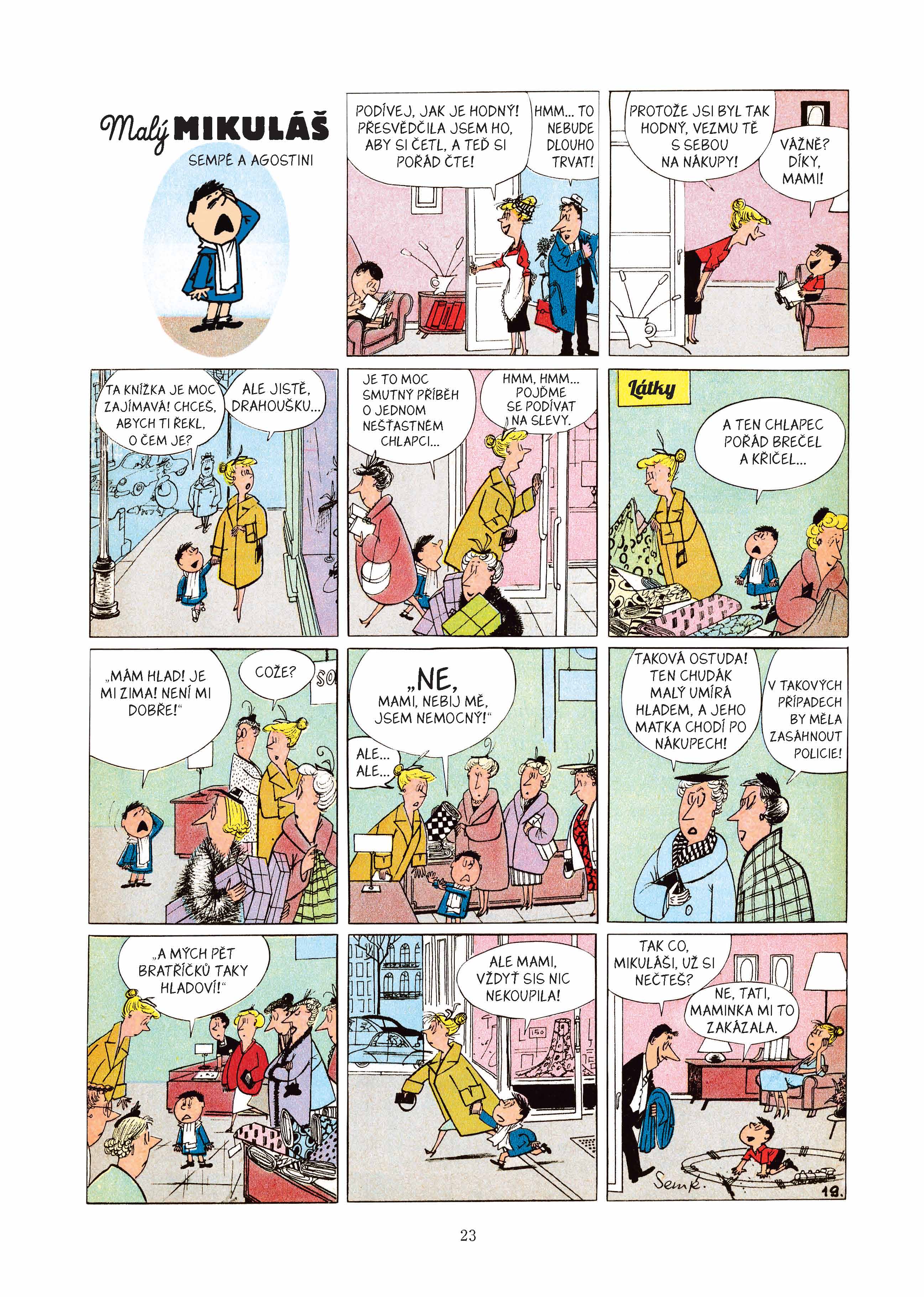 Malý Mikuláš: původní komiks