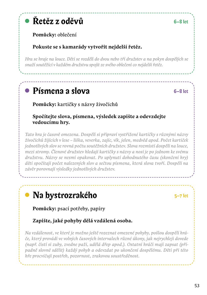 Hry do lesa a do přírody