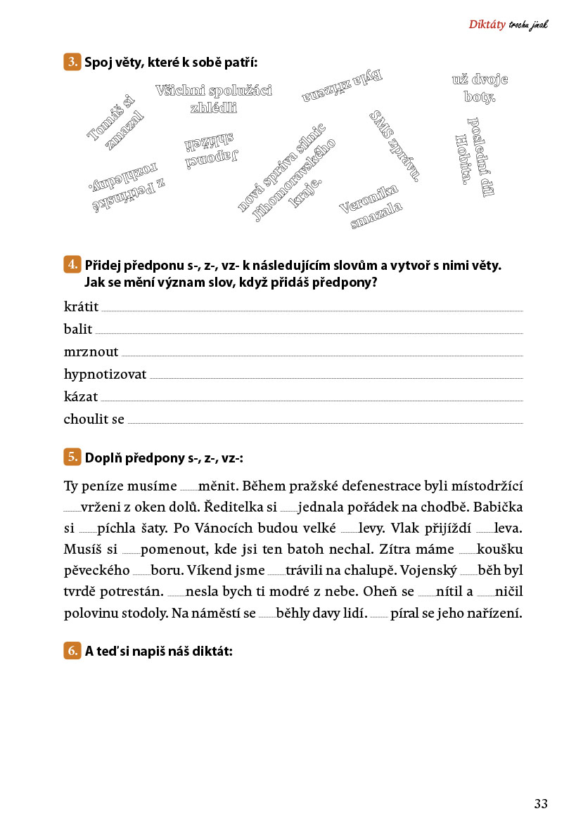 Diktáty trochu jinak pro 6. a 7. třídu ZŠ