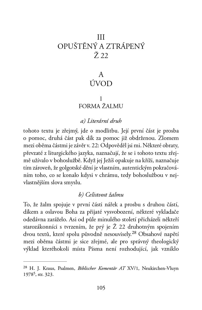 Tři svědkové. Mojžíš, Izaiáš, žalmista