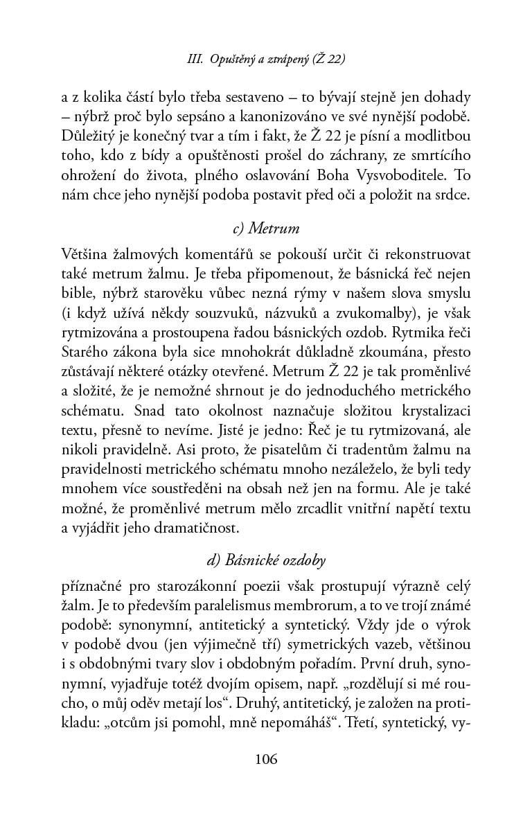 Tři svědkové. Mojžíš, Izaiáš, žalmista