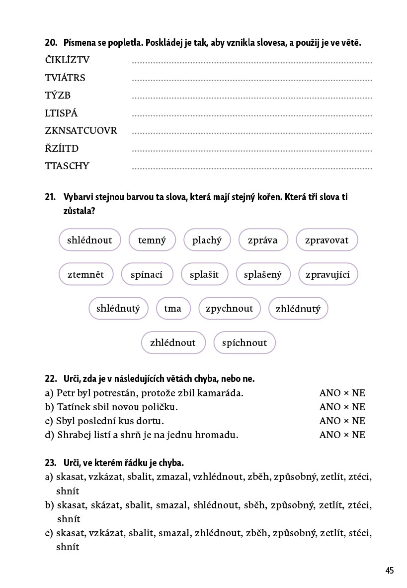 Procvičuj - S/z, mě/mně, ú/ů