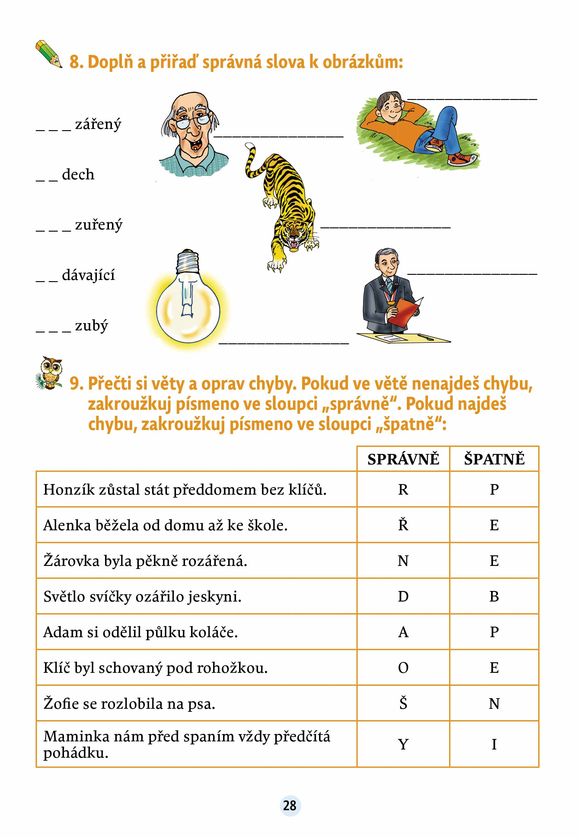 Český jazyk v malíčku pro 4. třídu