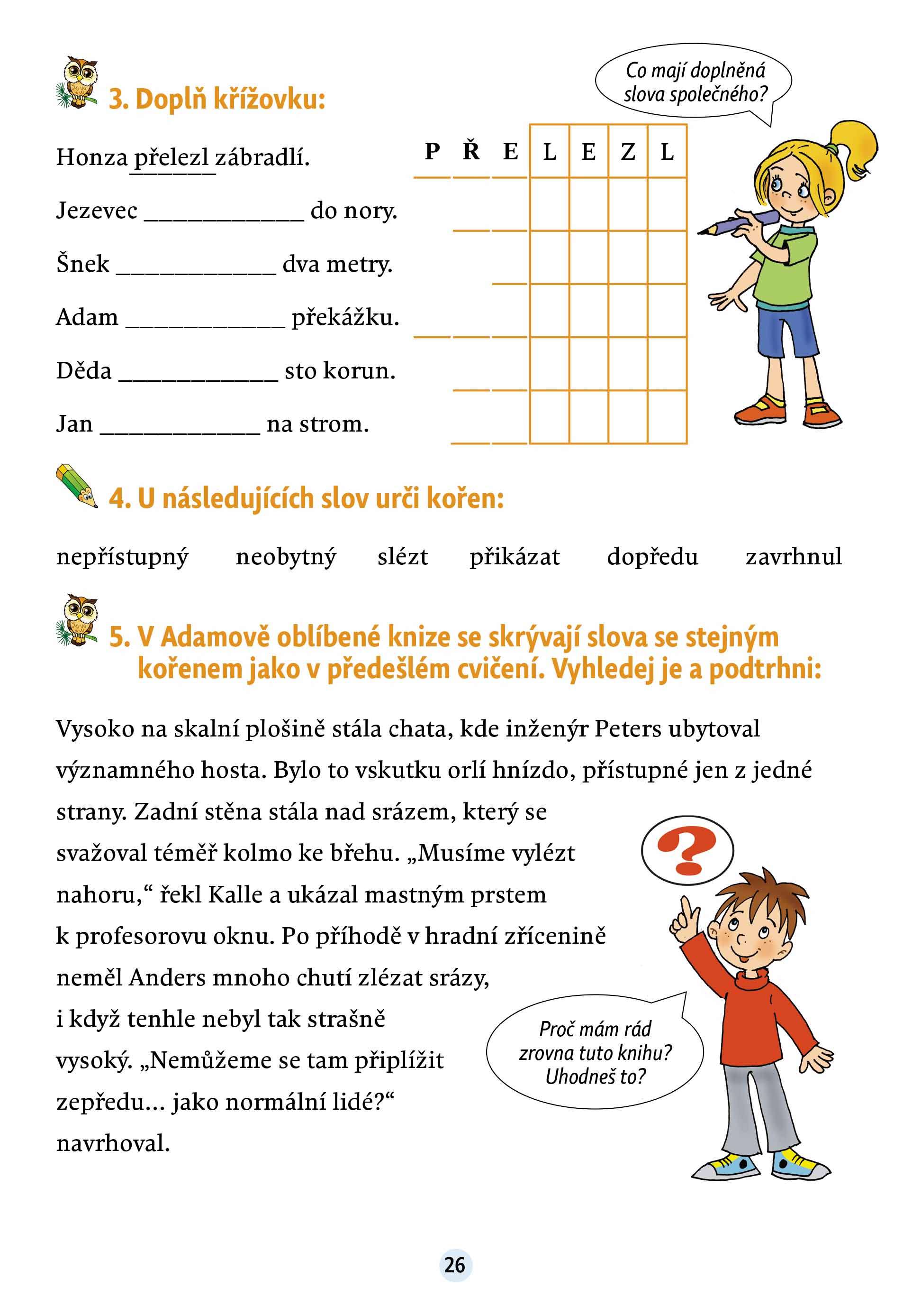 Český jazyk v malíčku pro 4. třídu