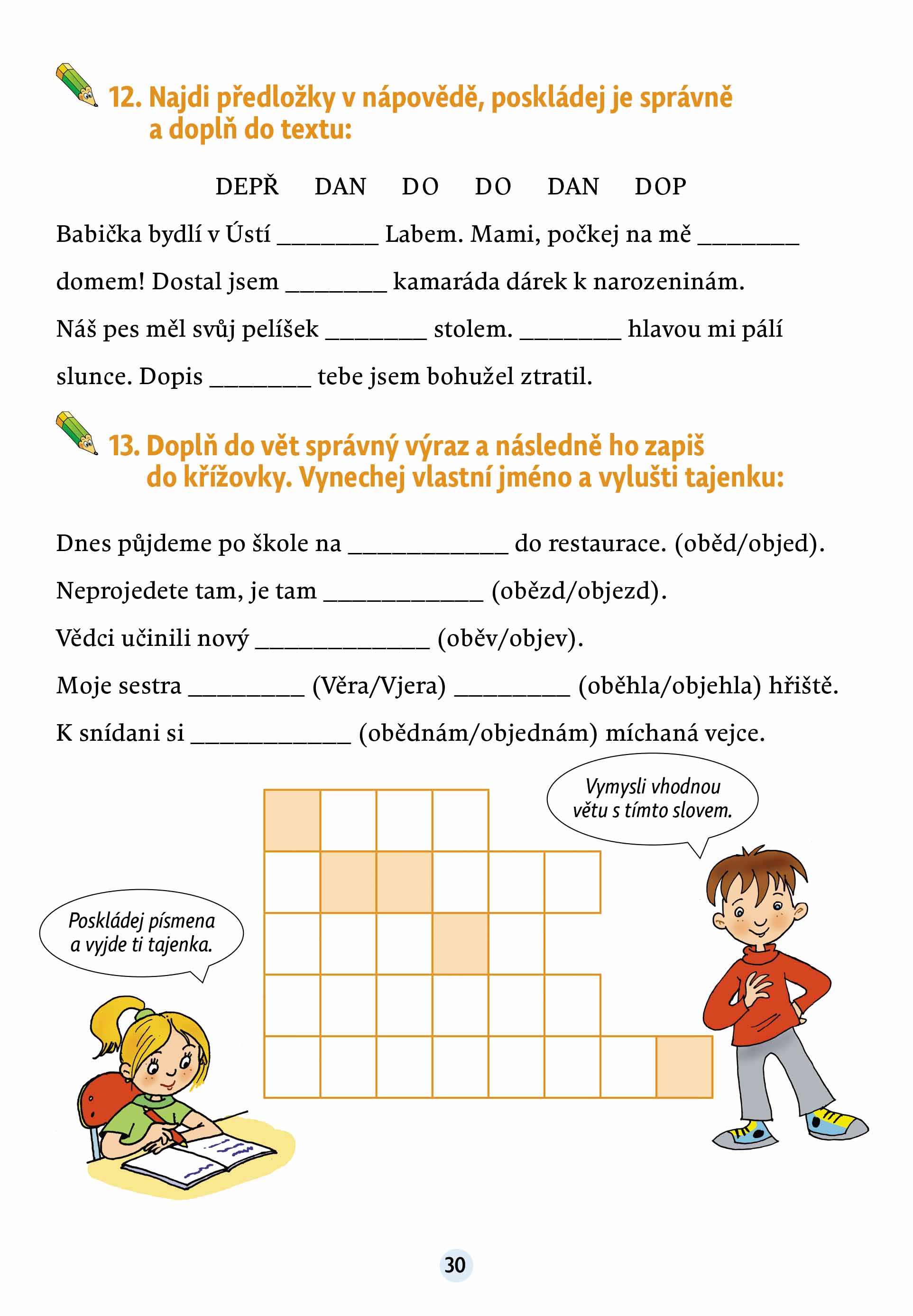 Český jazyk v malíčku pro 4. třídu