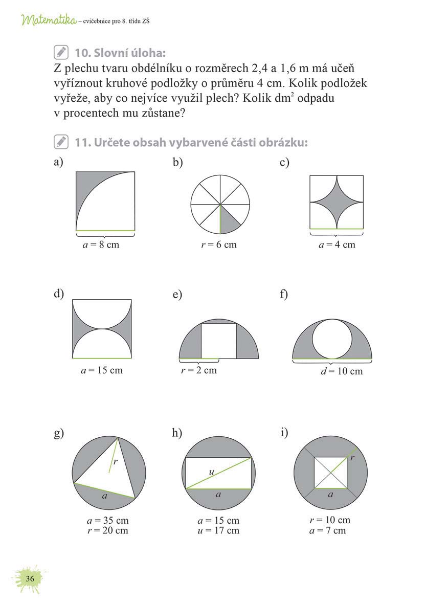 Matematika od šestky do devítky - Cvičebnice pro 8. třídu ZŠ