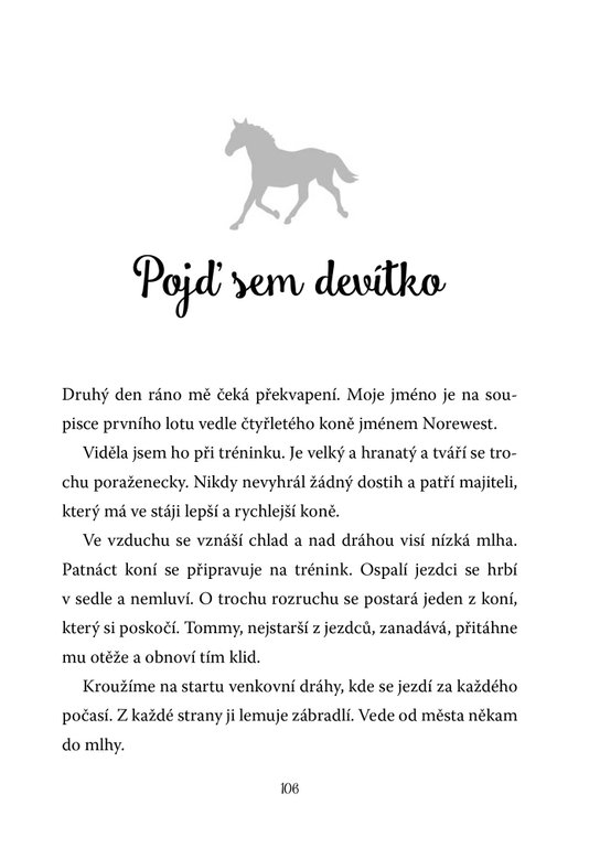 Dívka v sedle