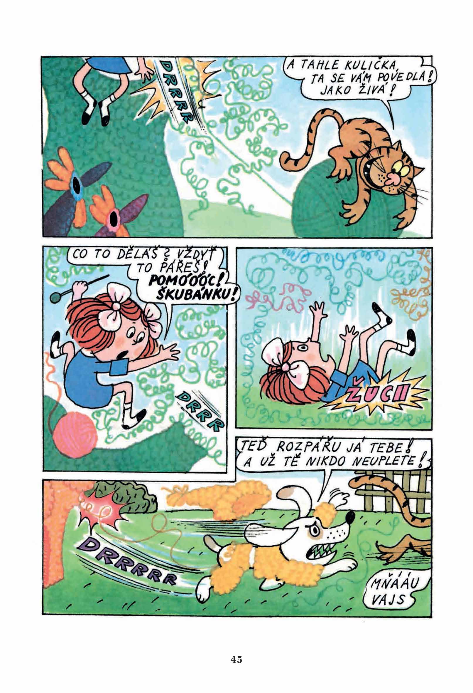 Káťa a Škubánek - Kreslené příběhy
