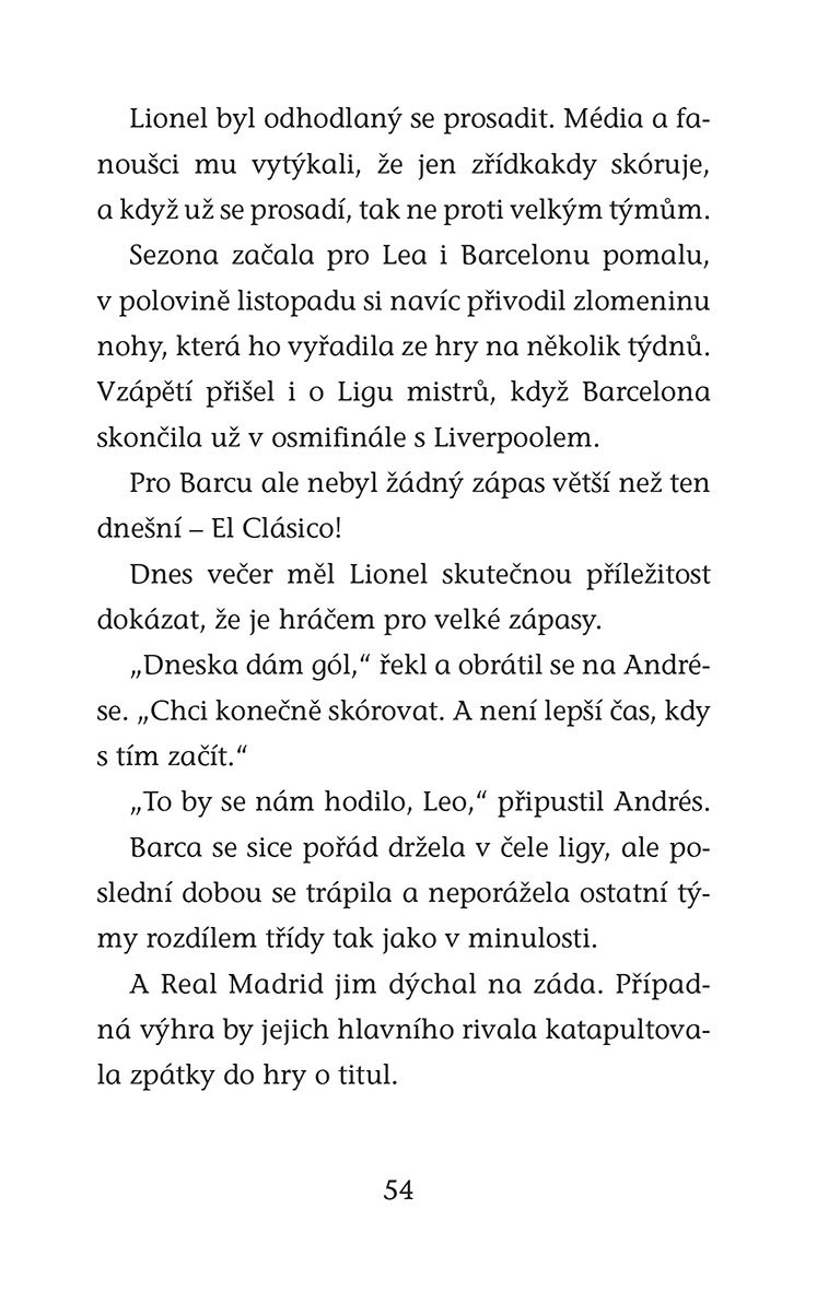 Hvězdy fotbalového hřiště - Messi
