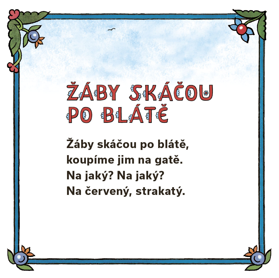 Malovaná říkadla – Josef Lada