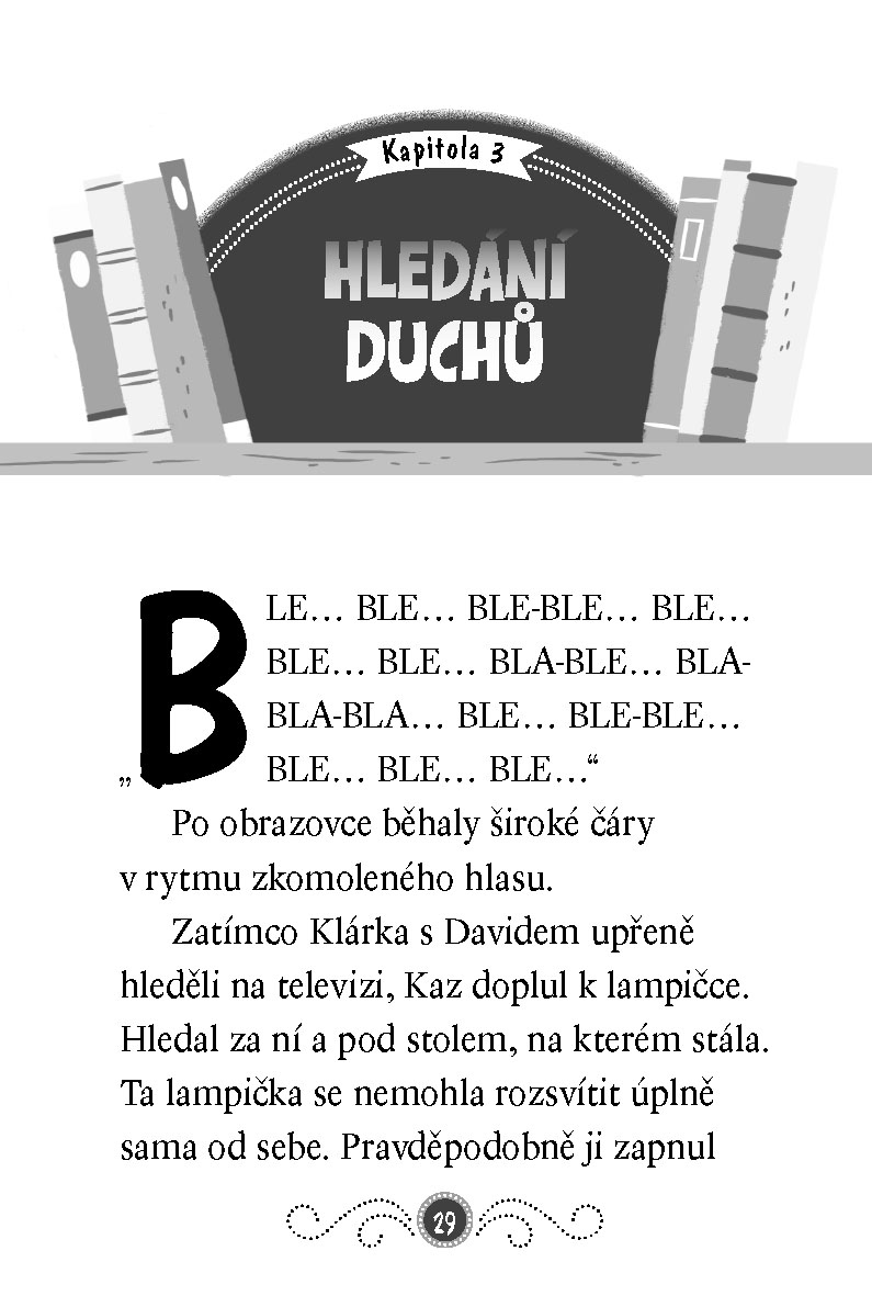 Strašidelná knihovna - Duch přichází v pět