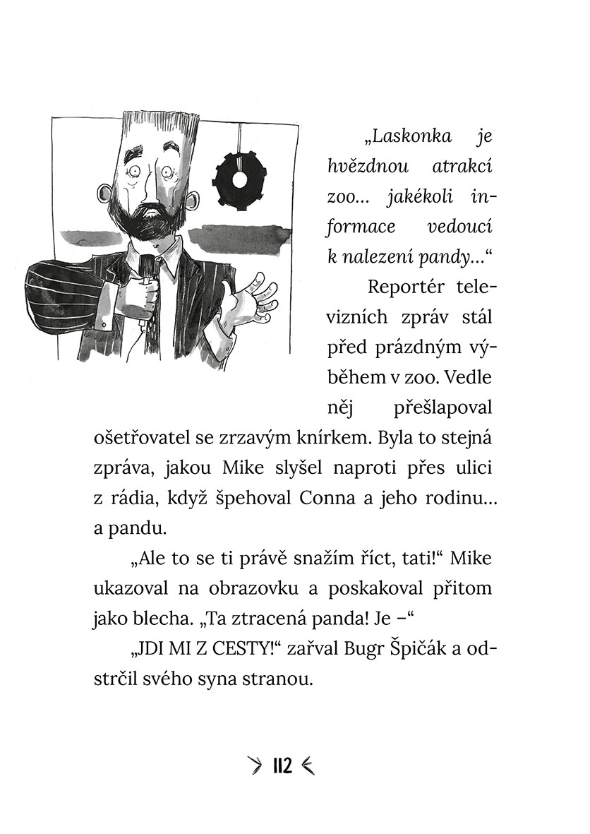 Za dveřmi je panda