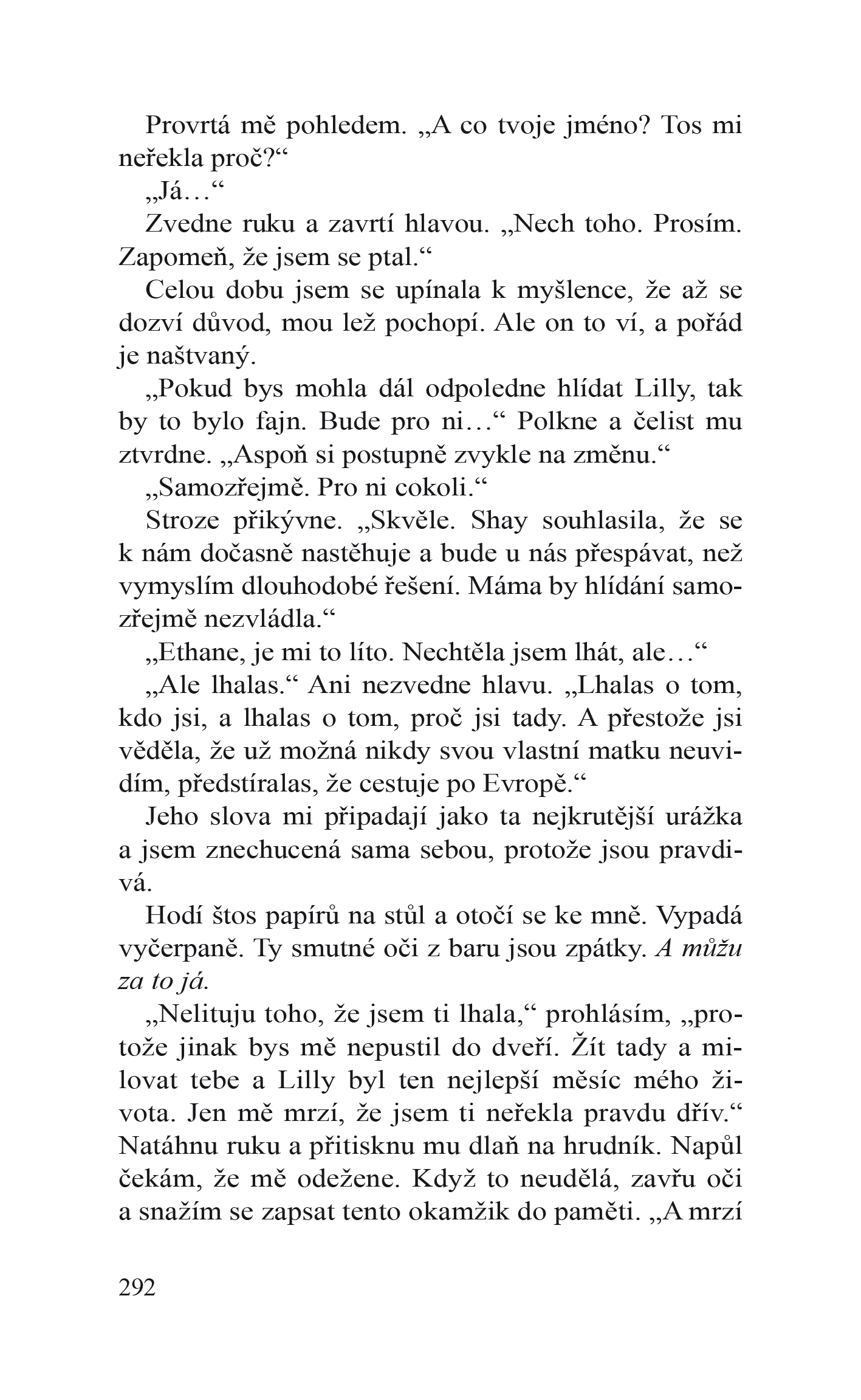 Láska zrozená ve lži