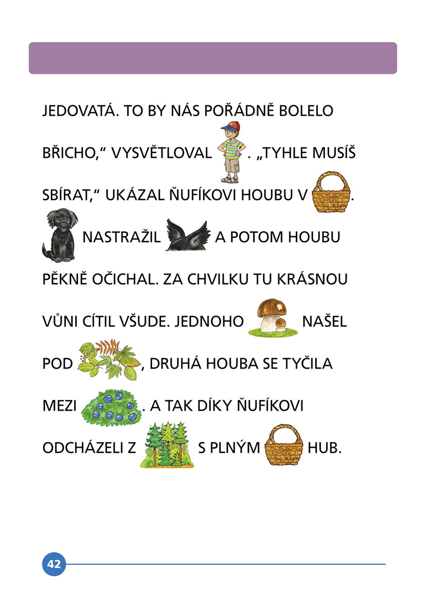 Čteme s obrázky - Ňufíkova dobrodružství