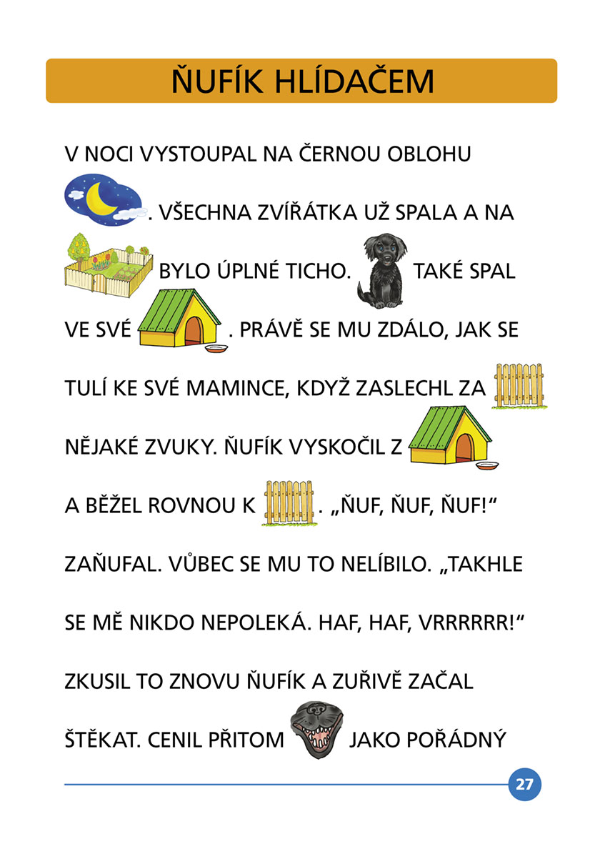 Čteme s obrázky - Ňufíkova dobrodružství