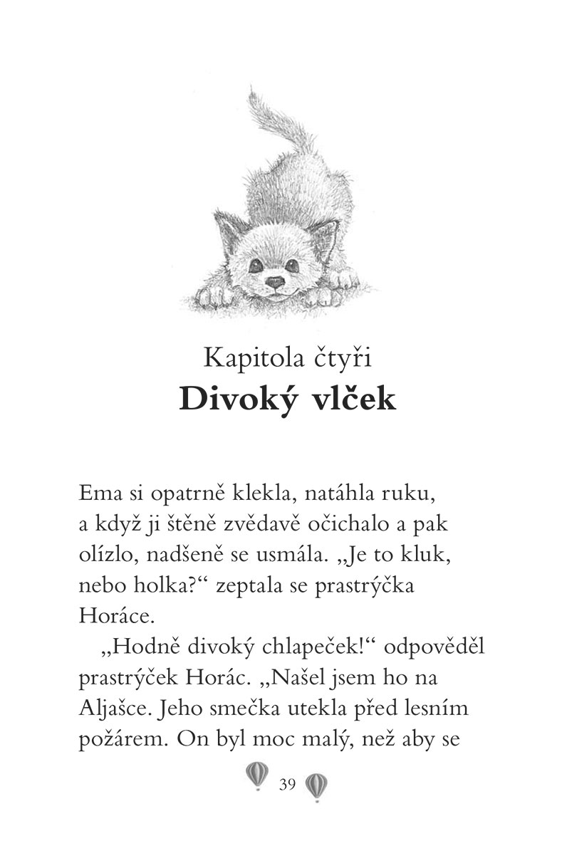 Ema a její kouzelná zoo - Divoký vlček