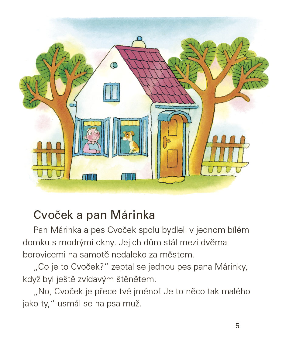 Cvoček a pan Márinka
