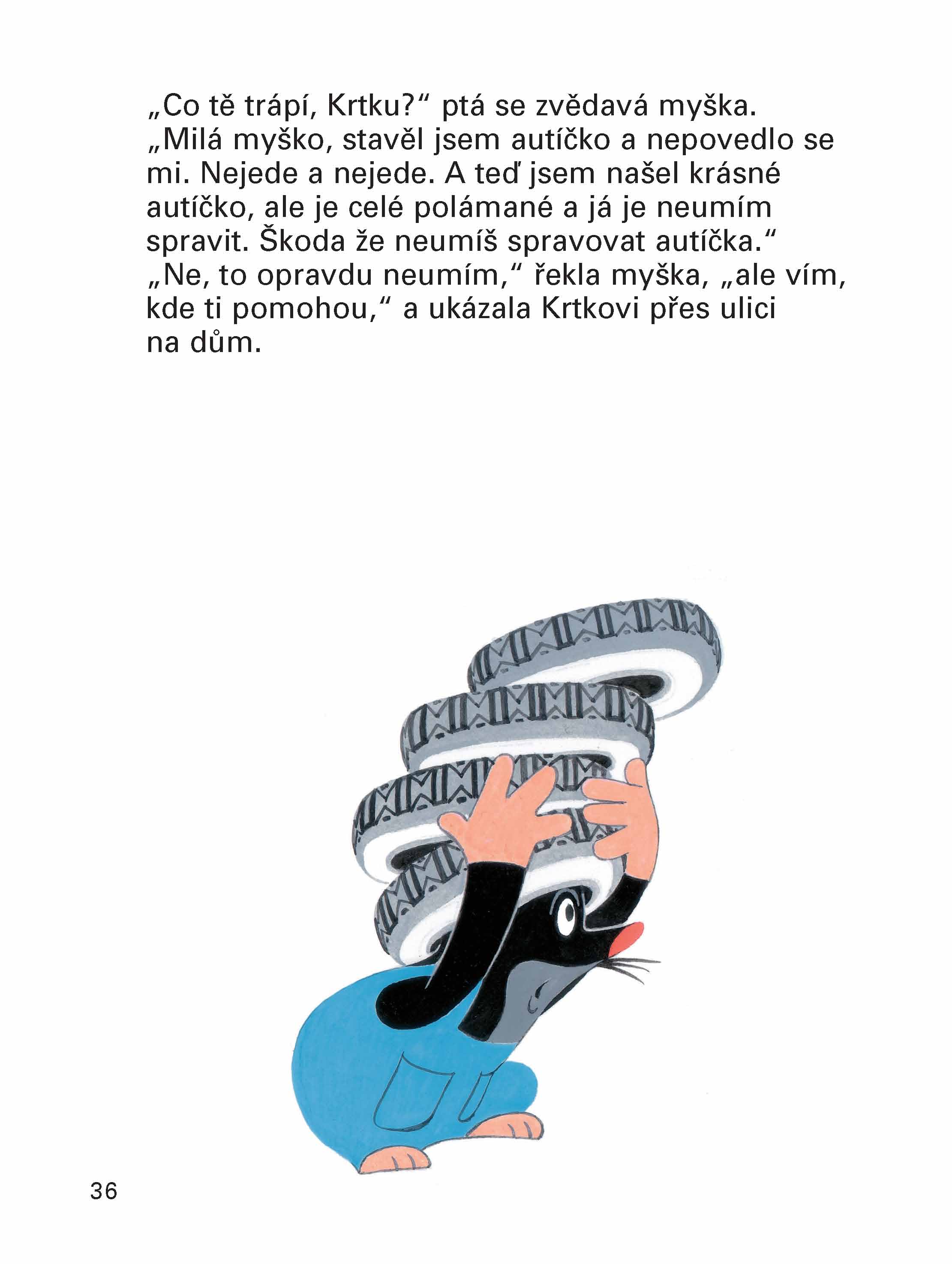 Krtek a autíčko