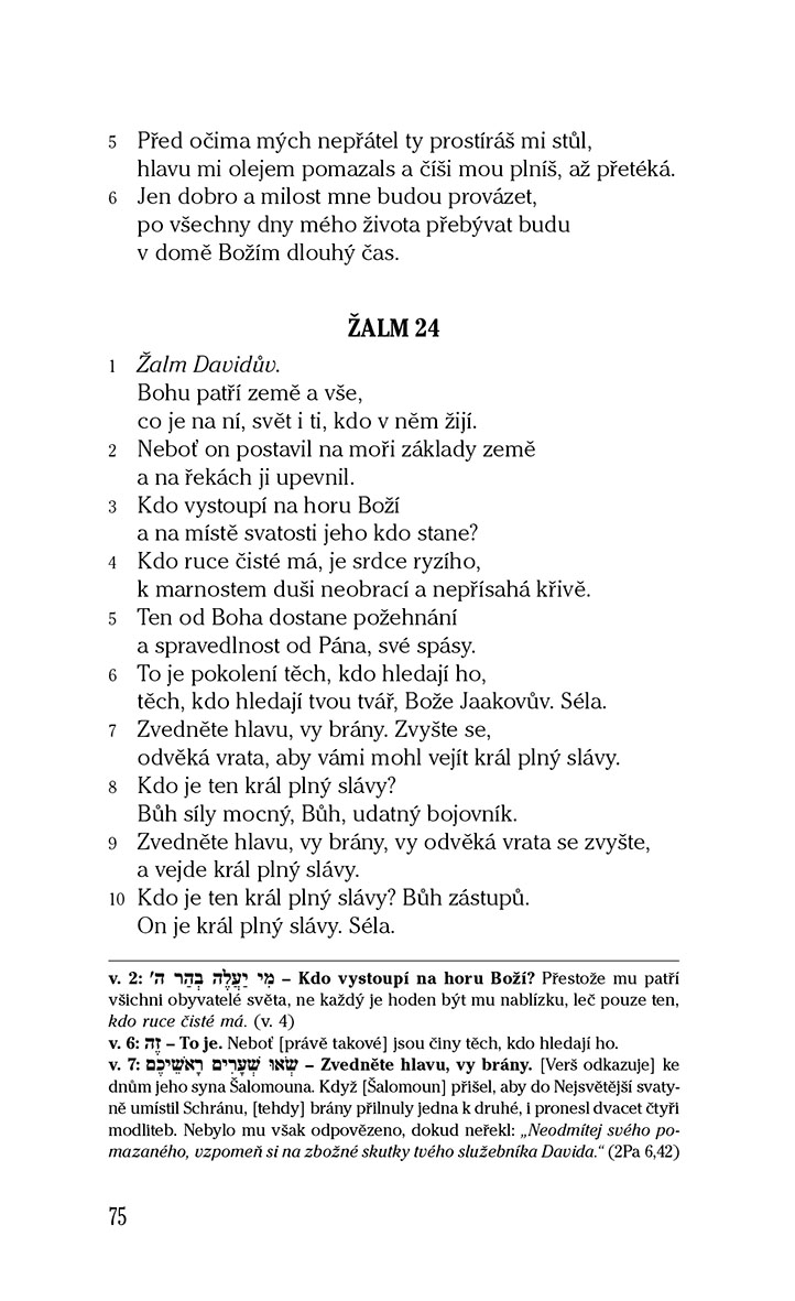 Kniha žalmů / Sefer Tehilim