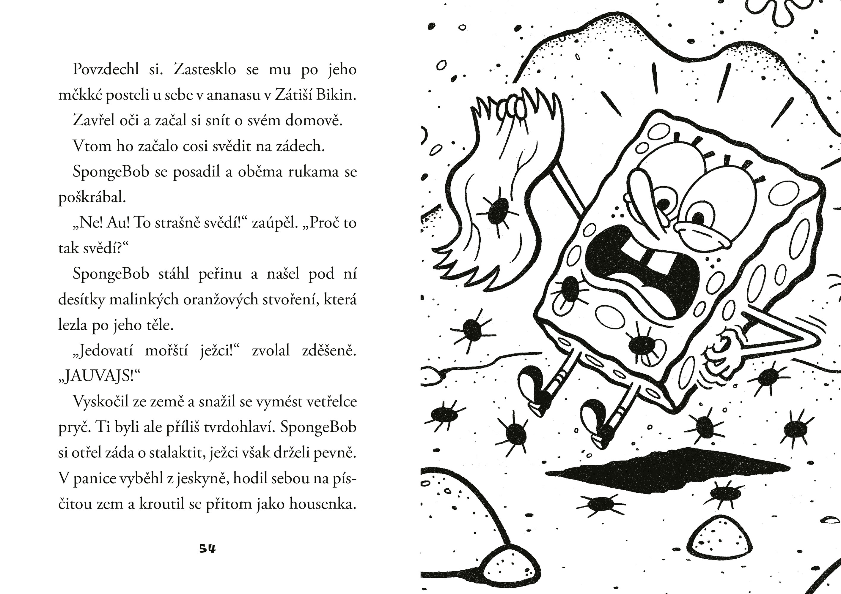 SpongeBob mezi medúzami