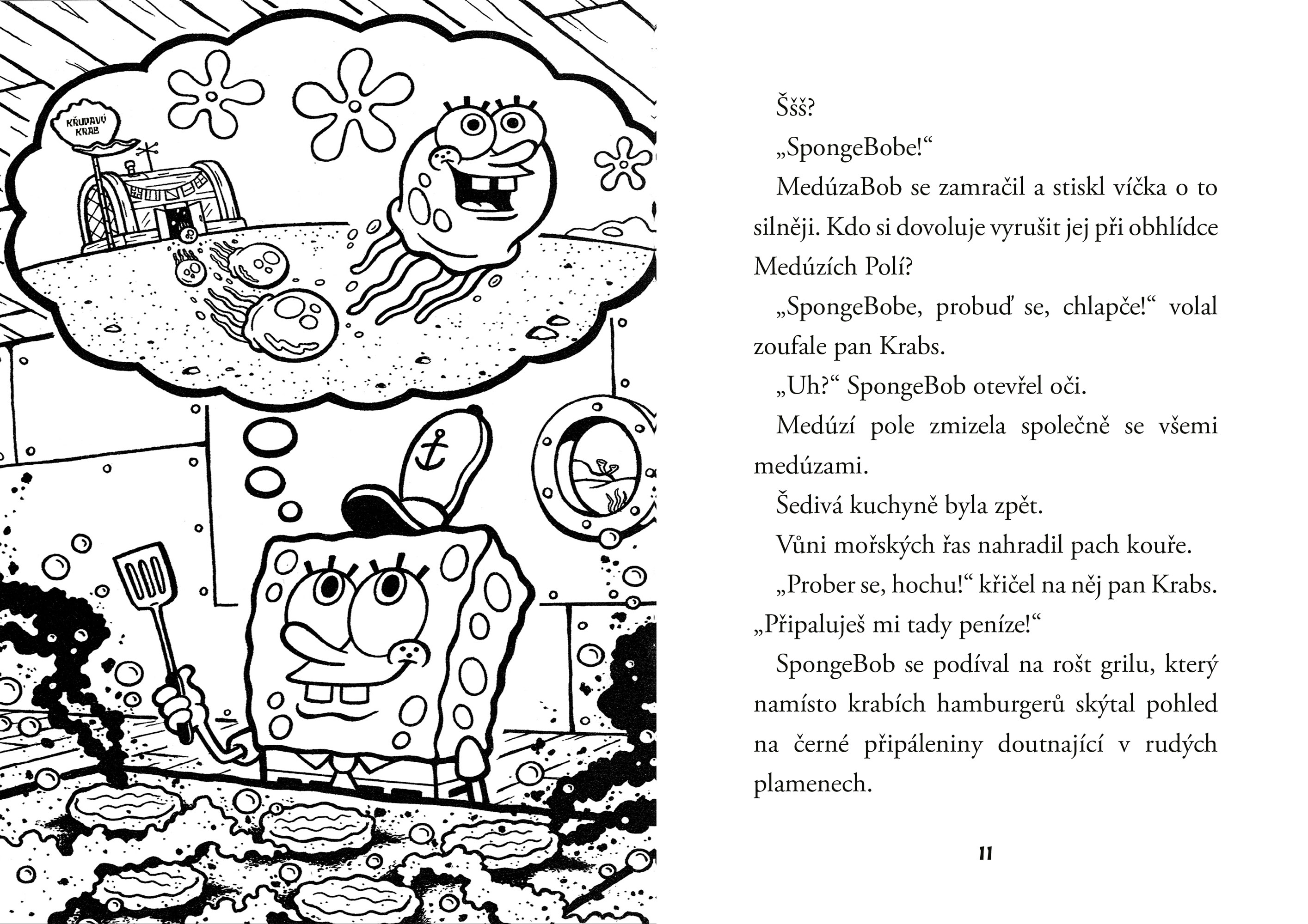 SpongeBob mezi medúzami