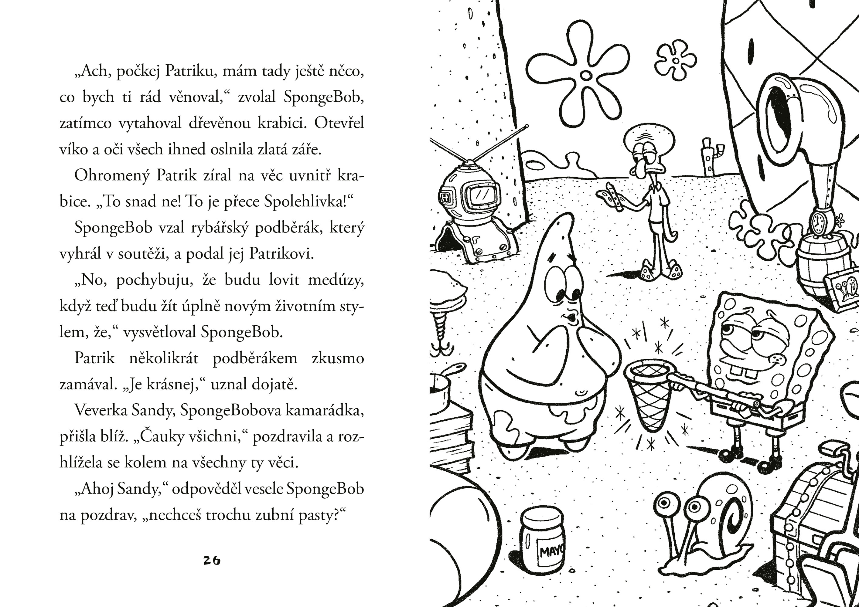 SpongeBob mezi medúzami