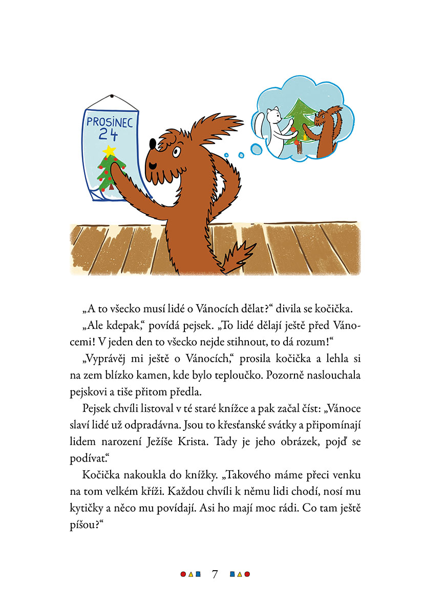 Vánoční příběh pejska a kočičky