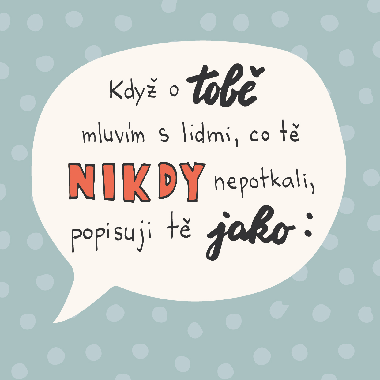 Tahle kniha je o tobě